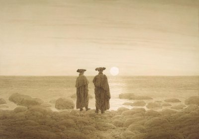 Sorgere della luna da Caspar David Friedrich